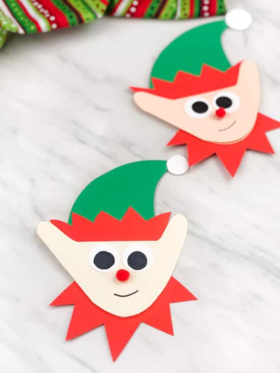 handprint Christmas card for kids