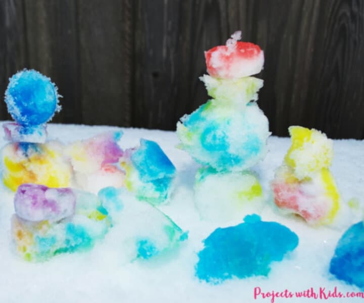 nopin="nopin" painting snow winter activity for kids