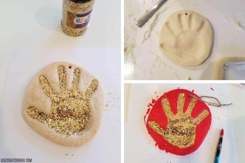 Family Handprint Plaque - the linked site will let you order a kit; a basic  salt-dough recipe and some paint would\\…