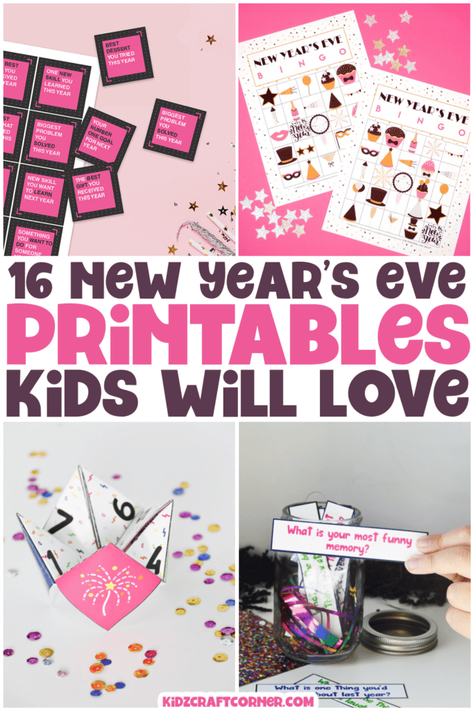 free new years printables