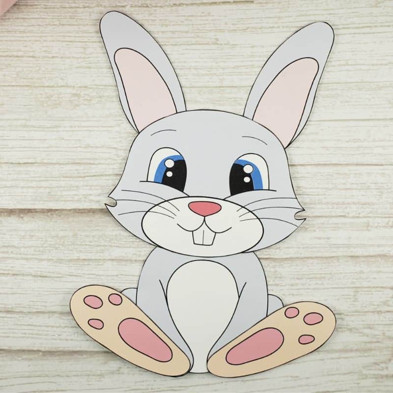 cut and paste bunny craft