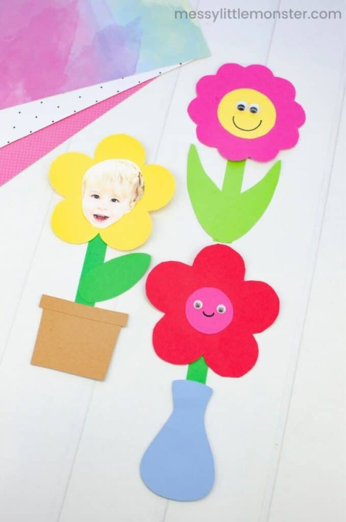 mix and match flowers for kids to make
