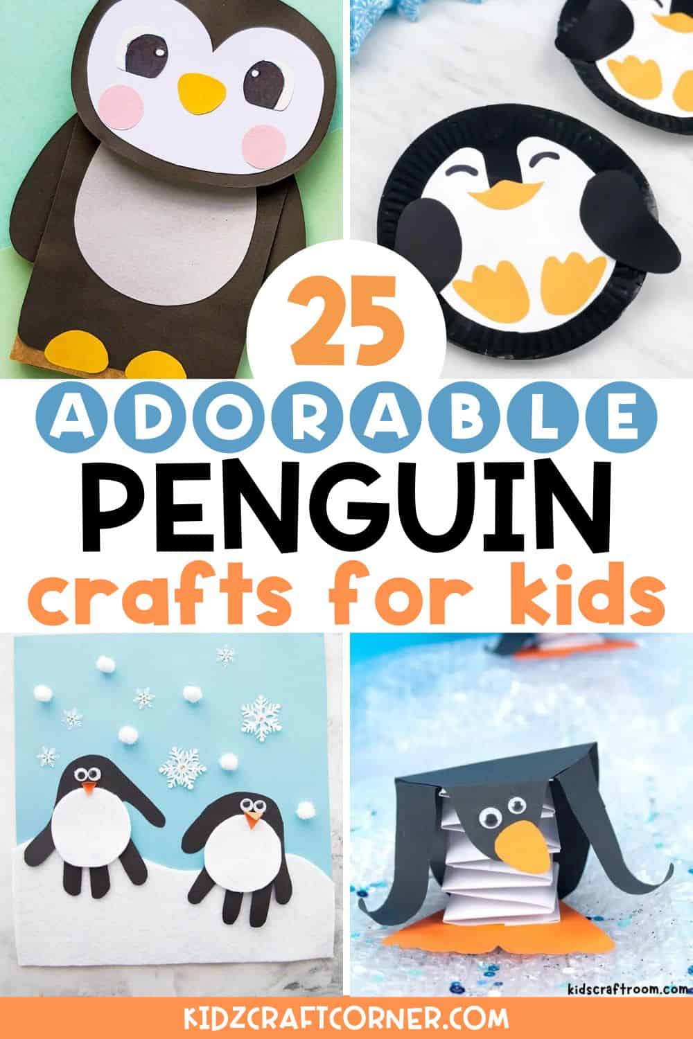25 Easy Penguin Crafts for Kids