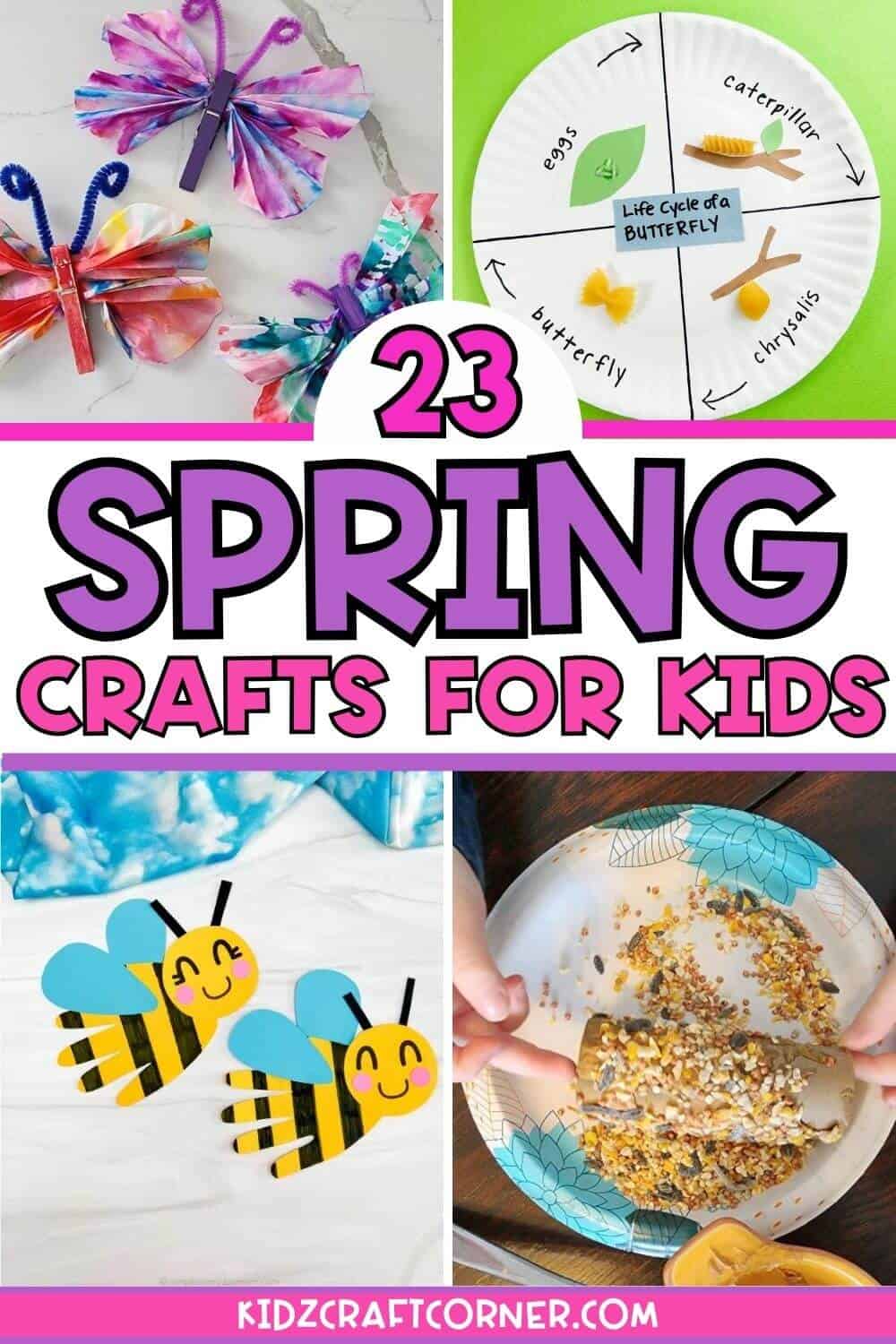 23 Fun Spring Crafts For Kids Kidz Craft Corner