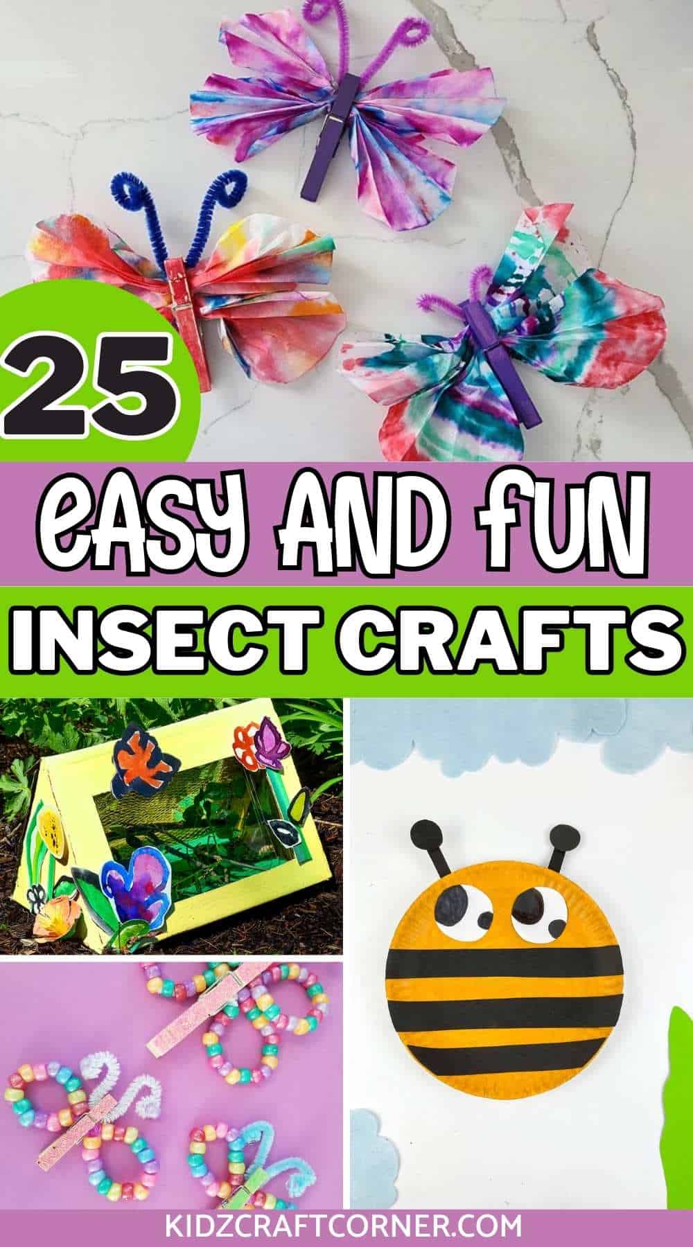 25 Insect Crafts for Kids - Kidz Craft Corner