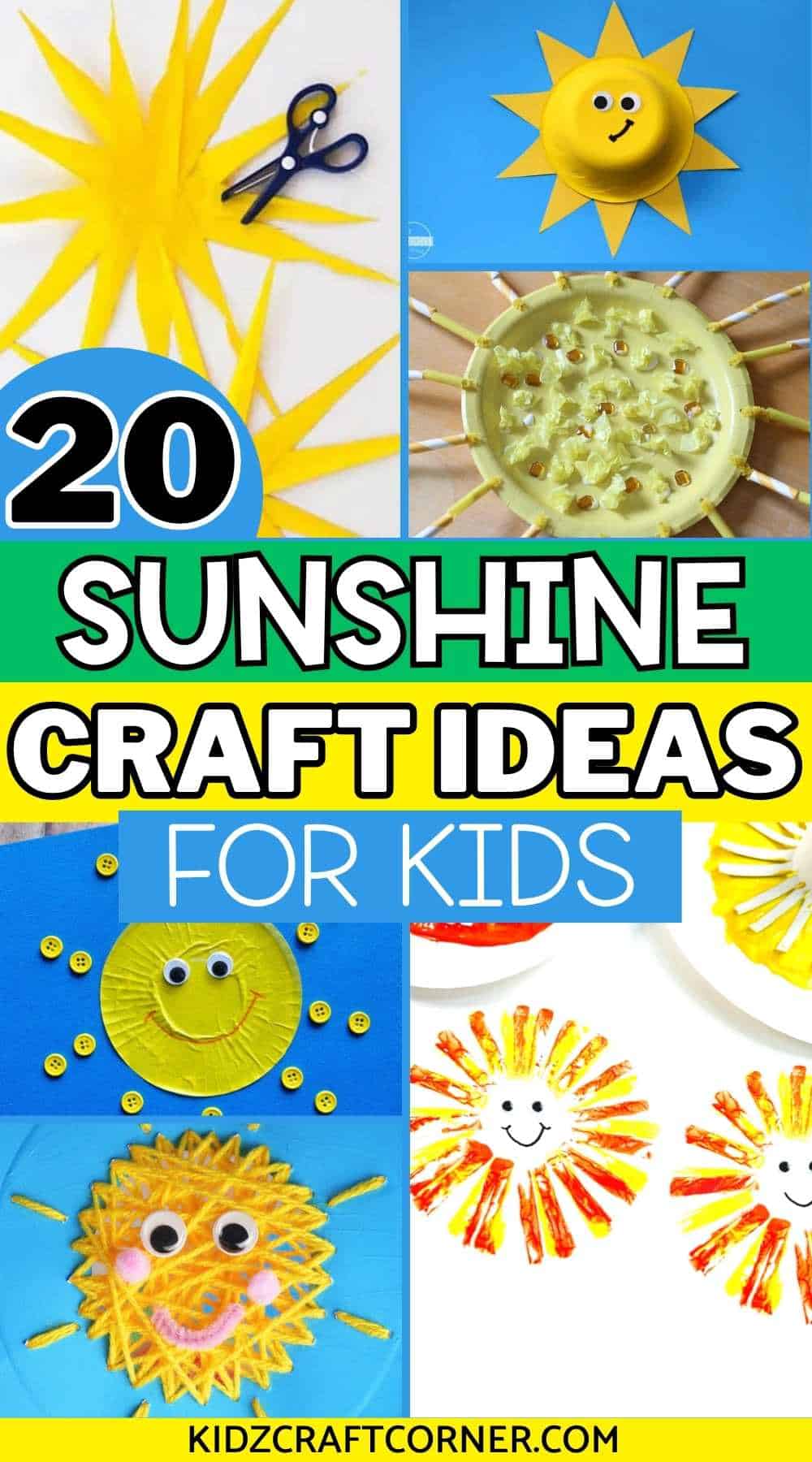 20 Fun Sun Crafts for Kids to Make This Summer